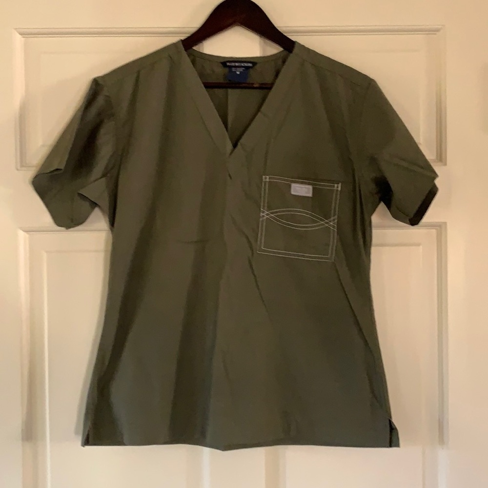 Blue sky scrub top